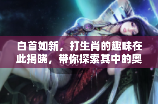 白首如新，打生肖的趣味在此揭晓，带你探索其中的奥秘