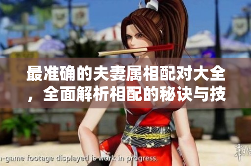 最准确的夫妻属相配对大全，全面解析相配的秘诀与技巧