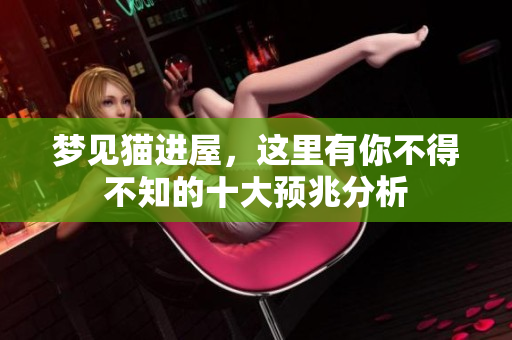 梦见猫进屋，这里有你不得不知的十大预兆分析