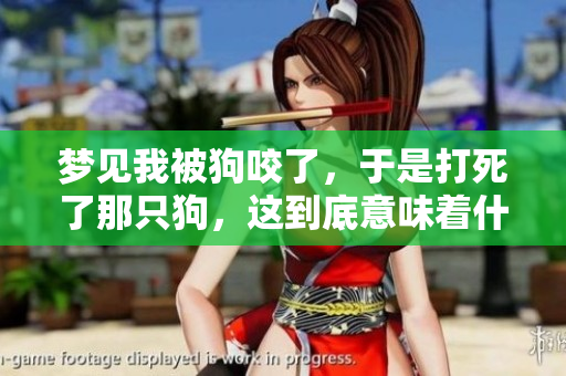 梦见我被狗咬了，于是打死了那只狗，这到底意味着什么呢