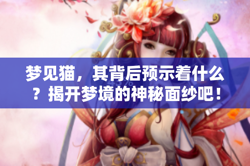 梦见猫，其背后预示着什么？揭开梦境的神秘面纱吧！
