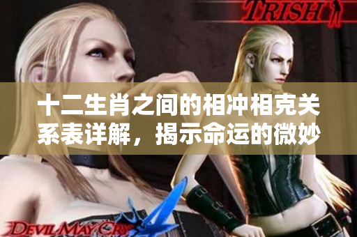 十二生肖之间的相冲相克关系表详解，揭示命运的微妙交织与影响
