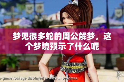 梦见很多蛇的周公解梦，这个梦境预示了什么呢