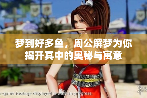 梦到好多鱼，周公解梦为你揭开其中的奥秘与寓意